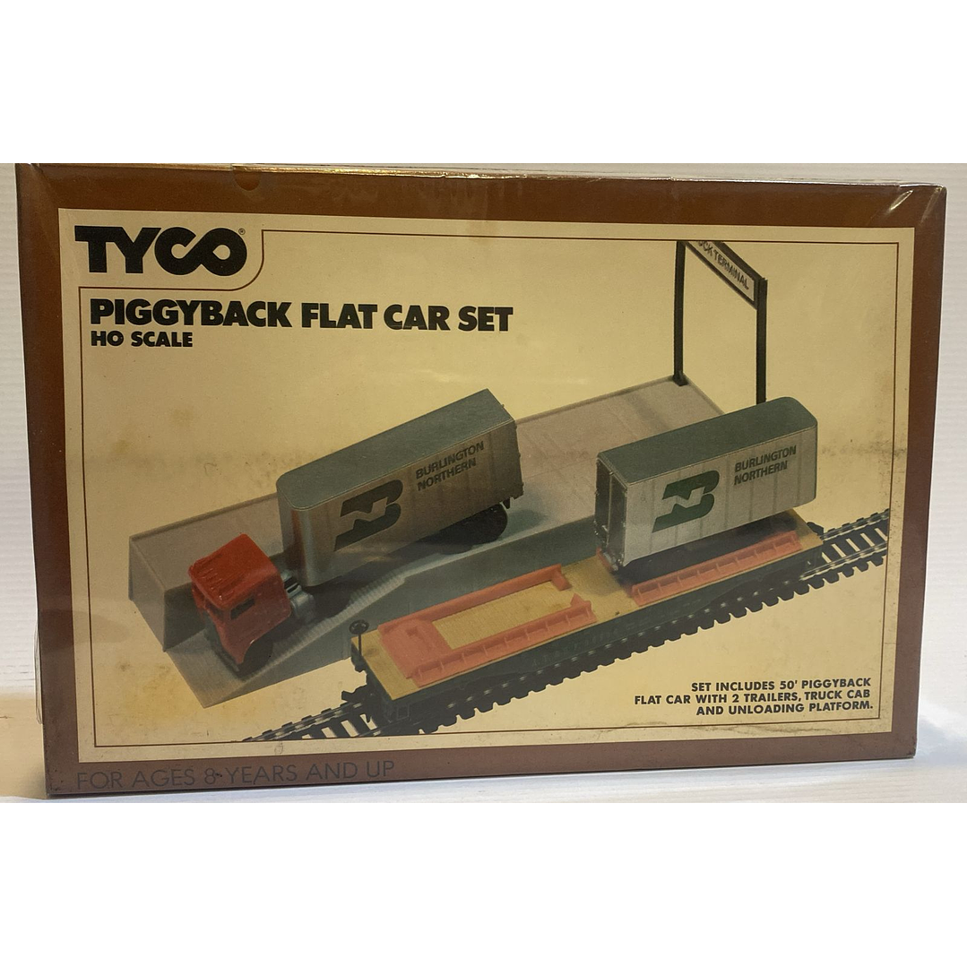 Tren electrico plataforma de carga tipo 