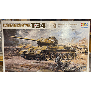 Para armar tanque T-34 85 escala 1/25