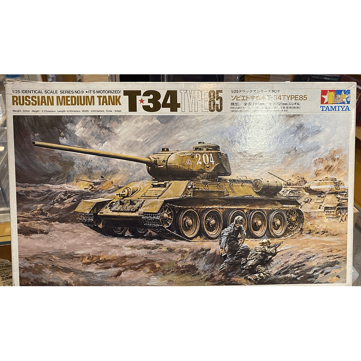 Para armar tanque T-34 85 escala 1/25 1