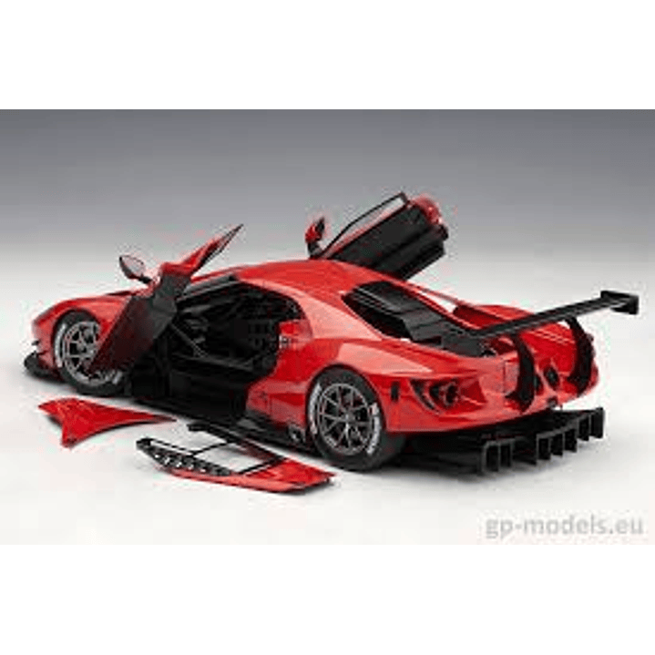 Carro Colección AUTOart  Ford Gt Le Mans Plain 2019 1/18 2