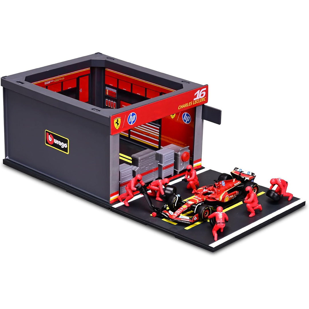 Carro Colección  Set Pit Pass Ferrari 1/43 4