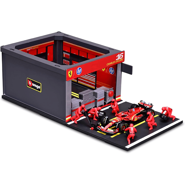 Carro Colección  Set Pit Pass Ferrari 1/43 4