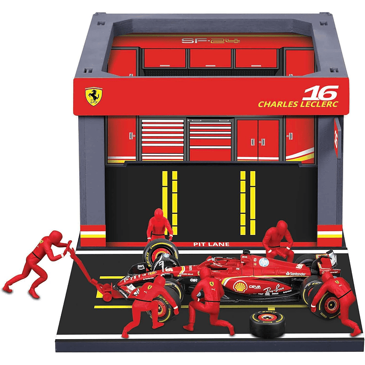 Carro Colección  Set Pit Pass Ferrari 1/43 5