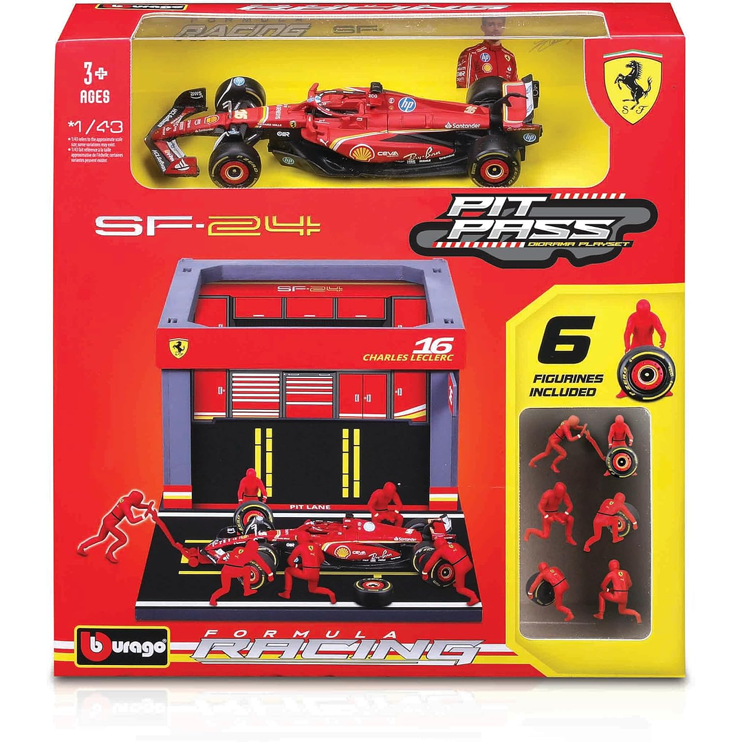 Carro Colección  Set Pit Pass Ferrari 1/43 1