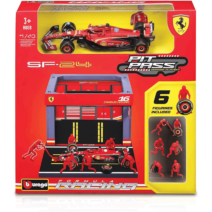 Carro Colección  Set Pit Pass Ferrari 1/43 1