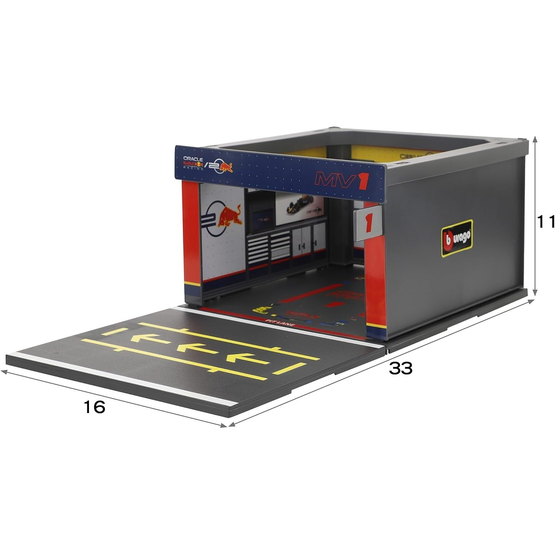 Carro Colección  Set Pit Pass Red Bull 1/43 2