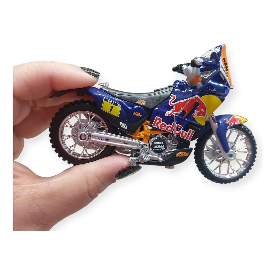 Carro Colección  Moto Ktm Red Bull 1/18 4