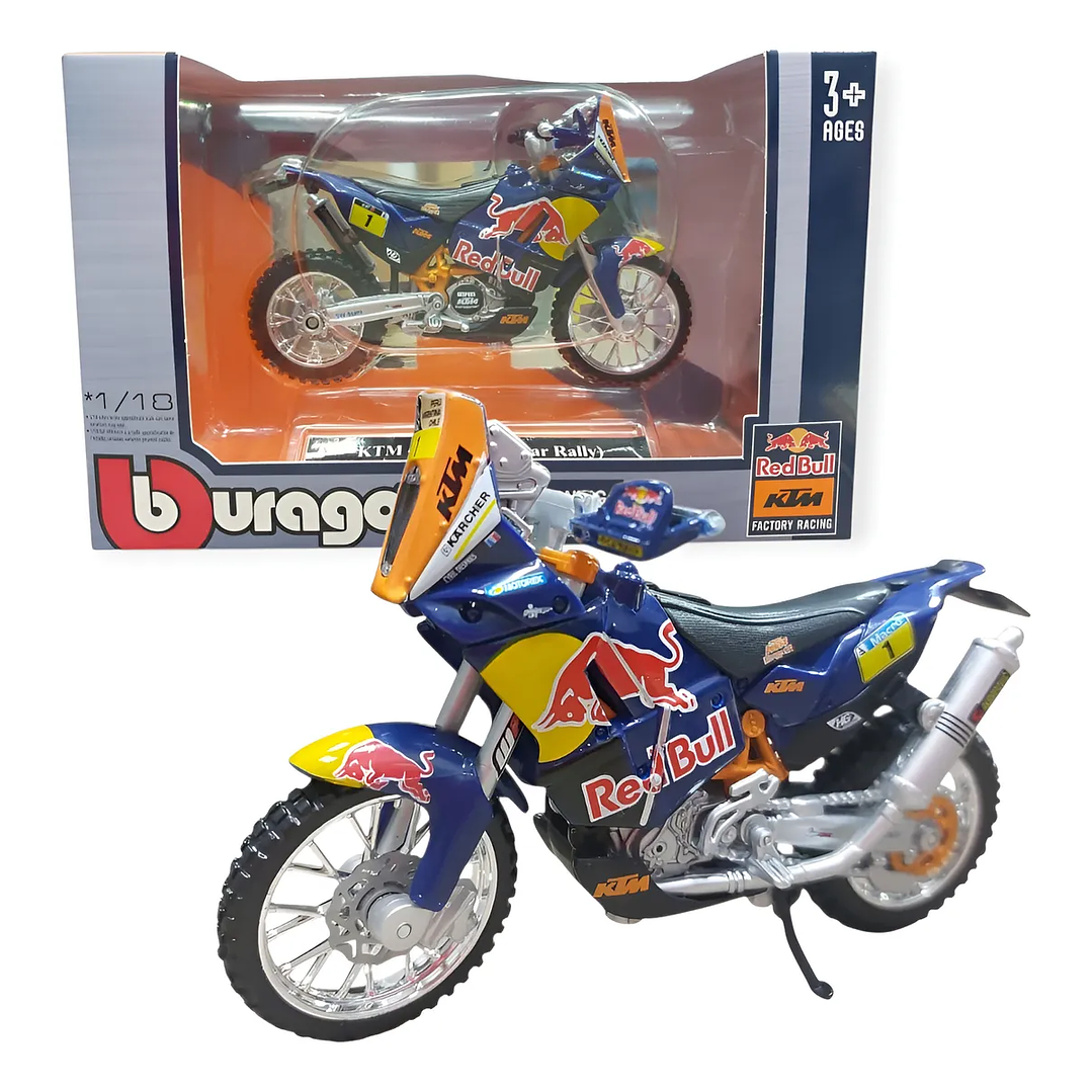 Carro Colección  Moto Ktm Red Bull 1/18 1