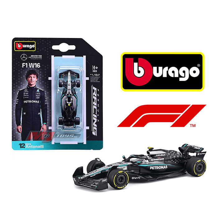 Carro Colección  F1 Mercedes Amg 1/64 1