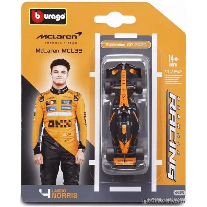 Carro Colección  F1 Mc Laren Mcl 1/64 3