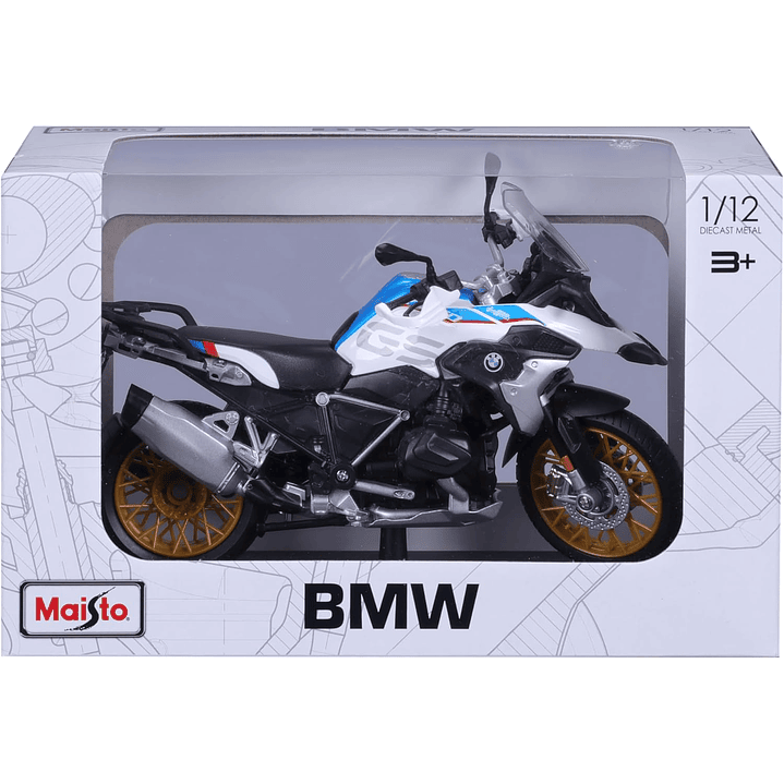 Carro Colección  Moto Bmw 1250 Gs 1/12 5