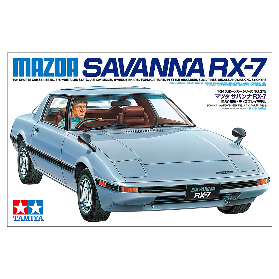 Vehículo para Armar Mazda Savanna Rx-7 1/24 1