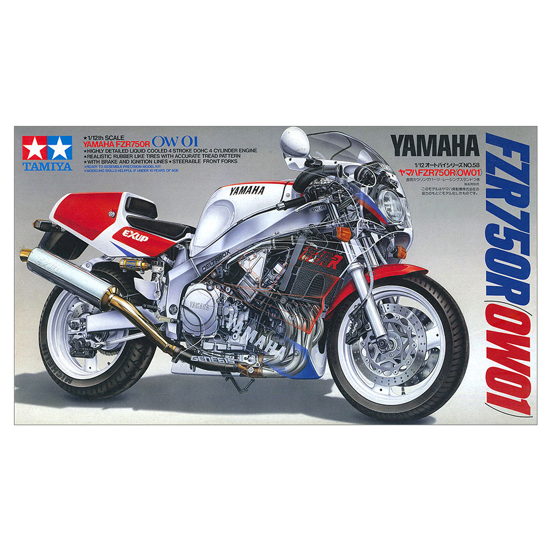  Moto  para Armar Yamaha Fzr750 R 1/12 1
