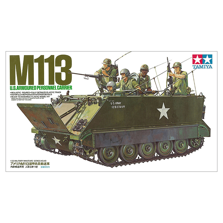 Para armar Us M113 Apc 1/35 1