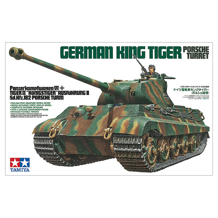 Para armar King Tiger Porsche Turret 1/35 1