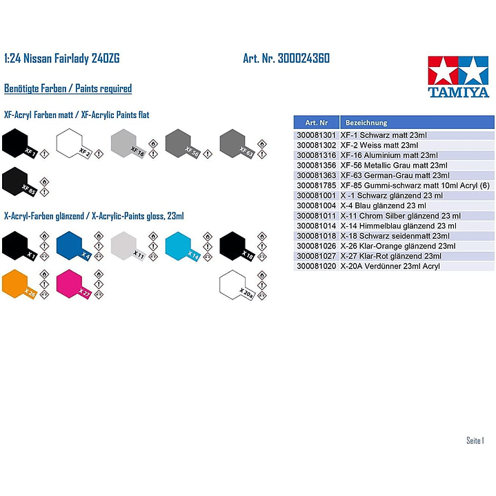 Vehículo para Armar Nissan Fairlady 240Zg 1/24 5