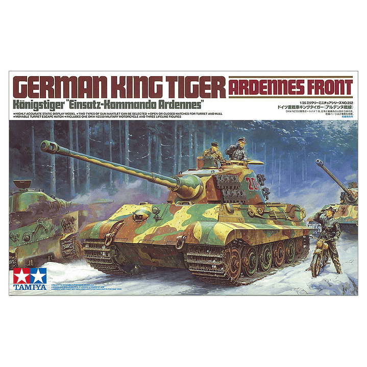 Para armar King Tiger Andernnes Front 1/35 1