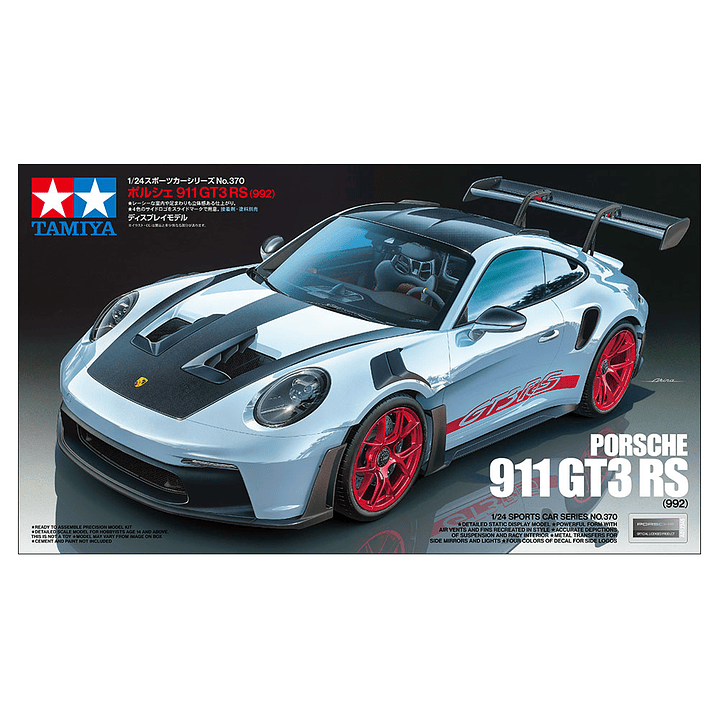 Vehículo para Armar Porsche 911 Gt3 Rs 1/24 1