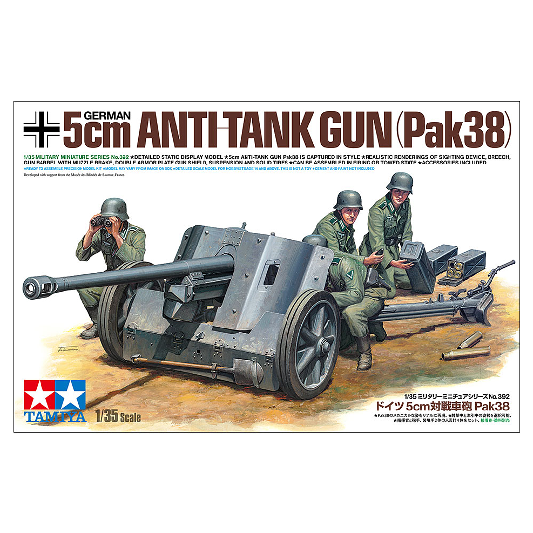 Para armar German Anti Tank Pak 3 1/35 1