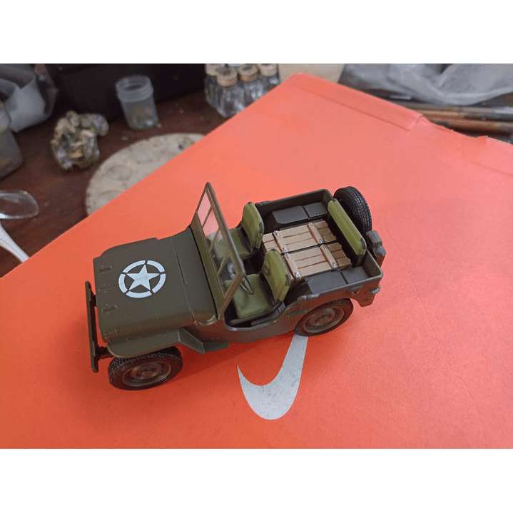 Carro Colección  Jeep Willys Mb 1941 1/32 Pintado 1