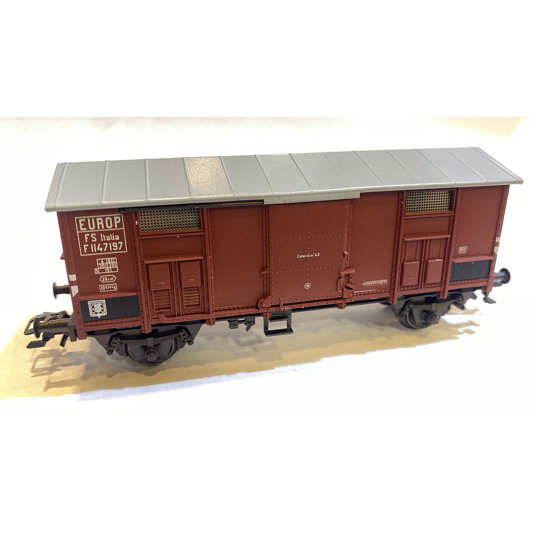 Tren Eléctrico No Nuevo Vagon Furgon Italiano H0 1/87 1