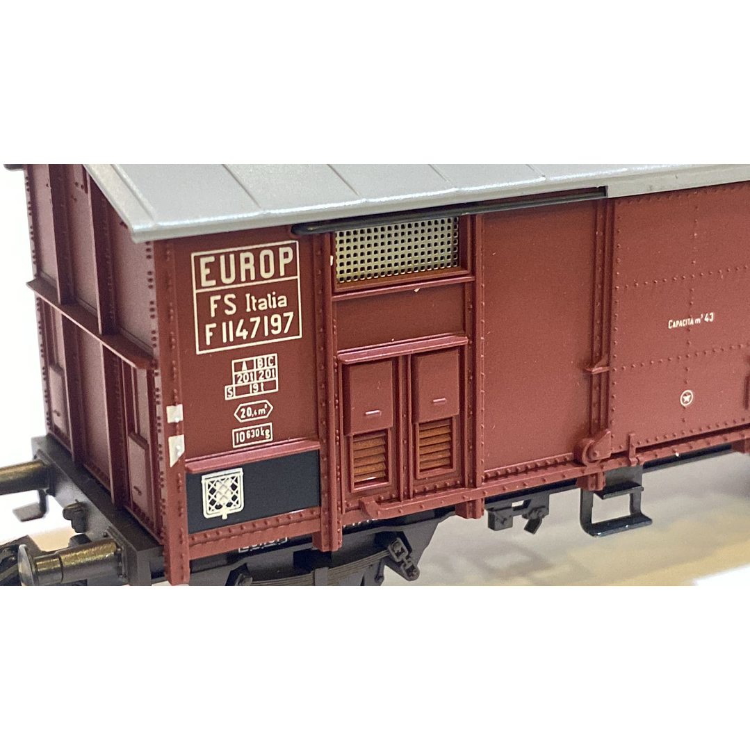 Tren Eléctrico No Nuevo Vagon Furgon Italiano H0 1/87 2