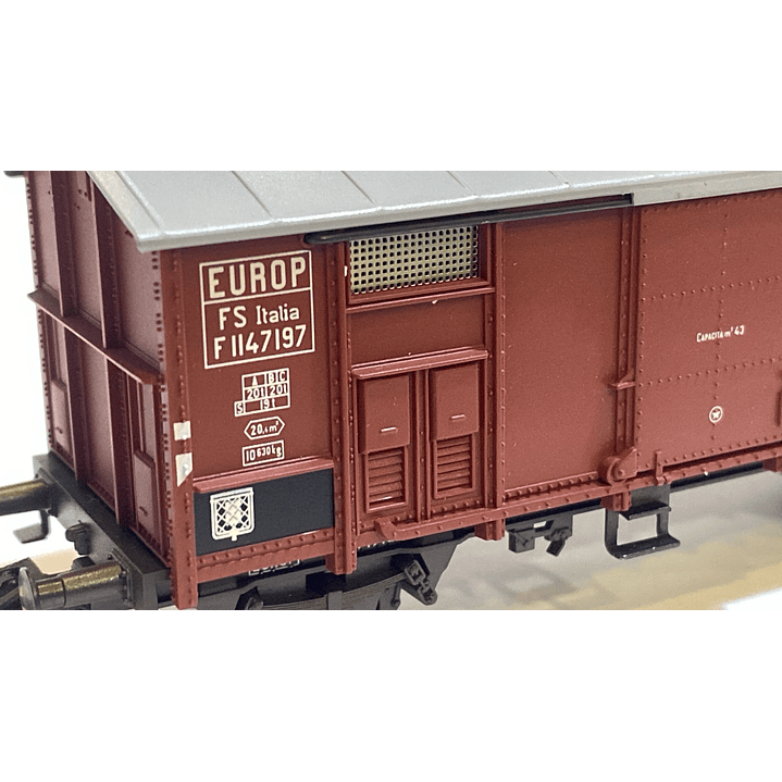 Tren Eléctrico No Nuevo Vagon Furgon Italiano H0 1/87 2