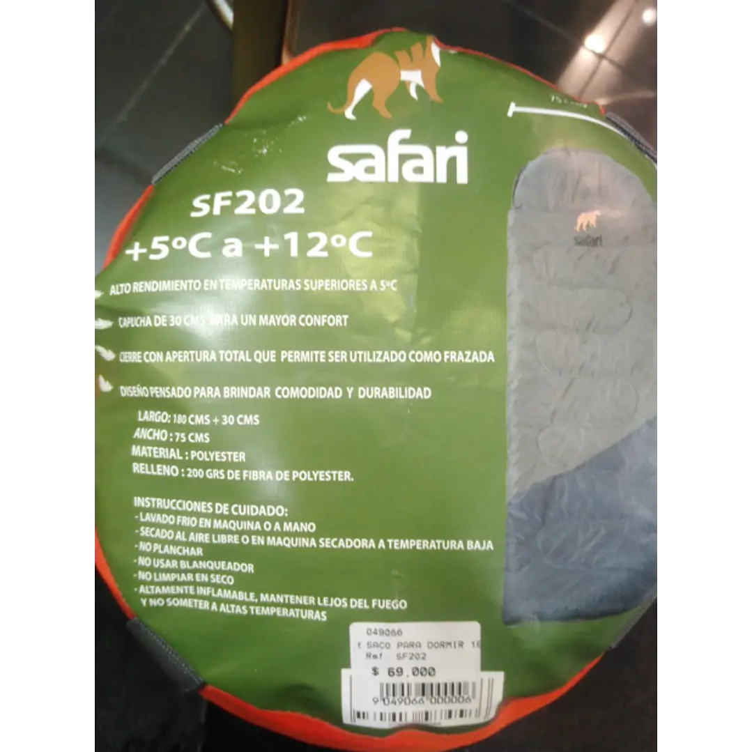  Saco Para Dormir 180+30X75Cm 1