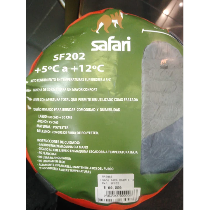  Saco Para Dormir 180+30X75Cm 1