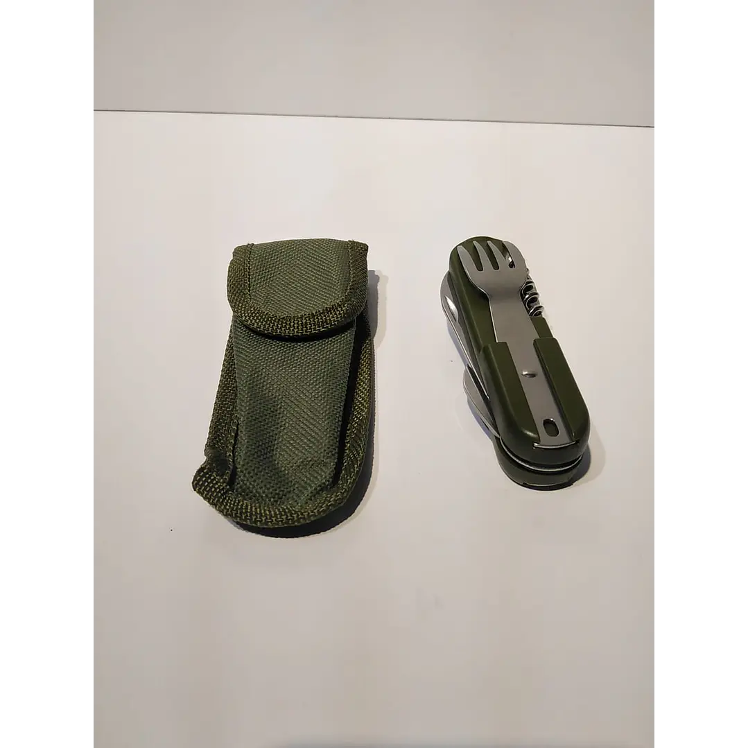  Navaja Camping Con Cubiertos 3