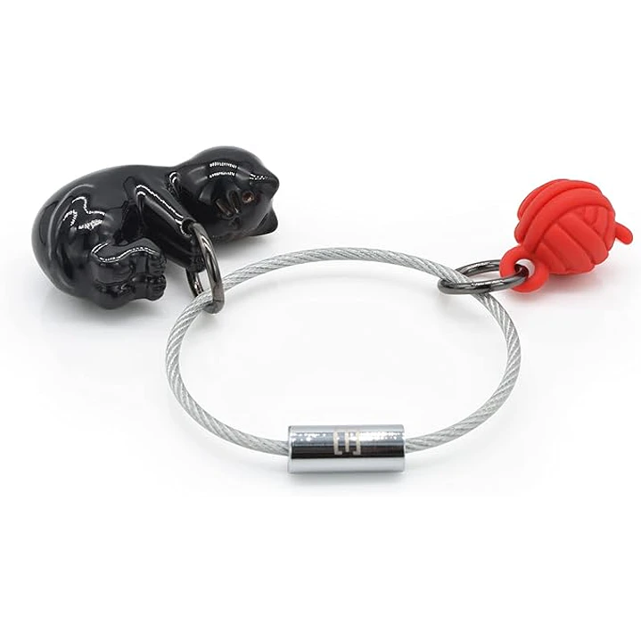 Llavero Llavero Gato Ne Con Estambre Ro 2