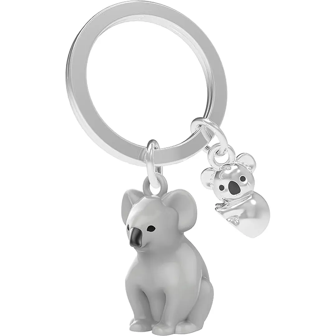 Llavero  Koalas Bl- Plateado 2