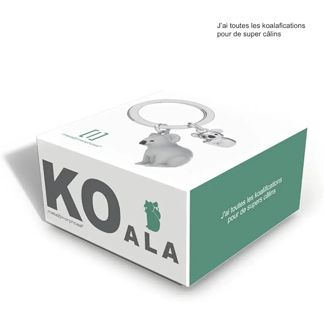 Llavero  Koalas Bl- Plateado 1