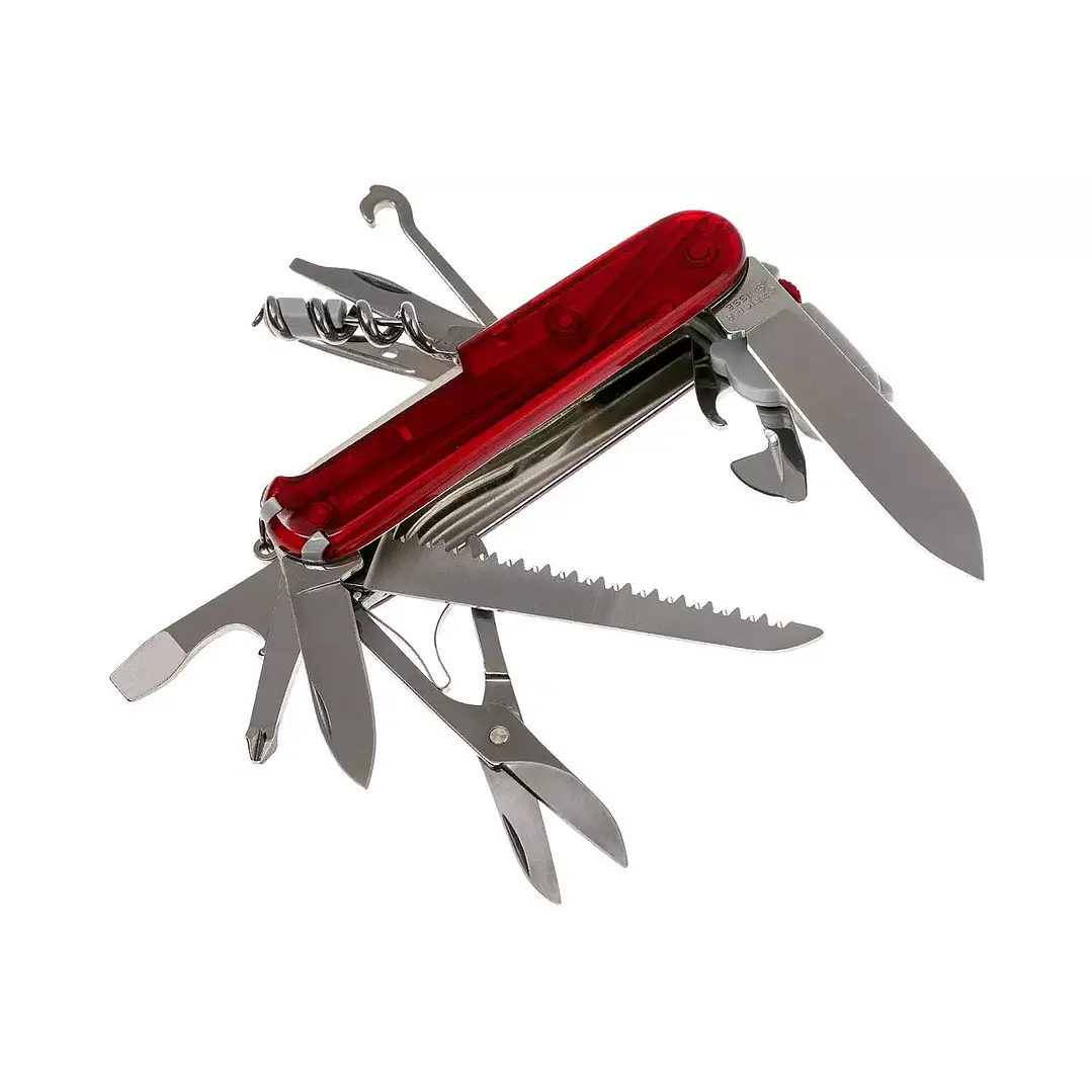  Navaja Hunstman Lite Roja Transparente. 1