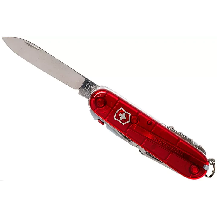  Navaja Hunstman Lite Roja Transparente. 4