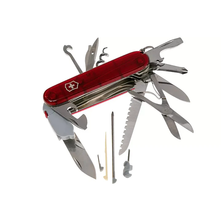  Navaja Hunstman Lite Roja Transparente. 2