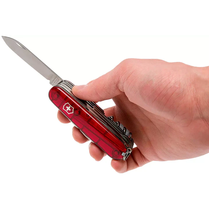  Navaja Hunstman Lite Roja Transparente. 5