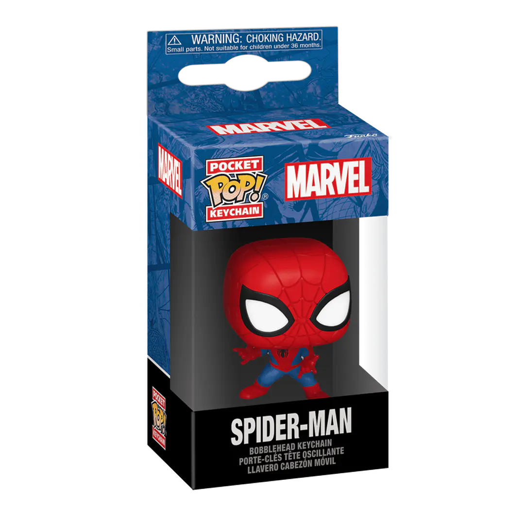 Figura Colección  Key Chain Spiderman  Funko Pocket 2