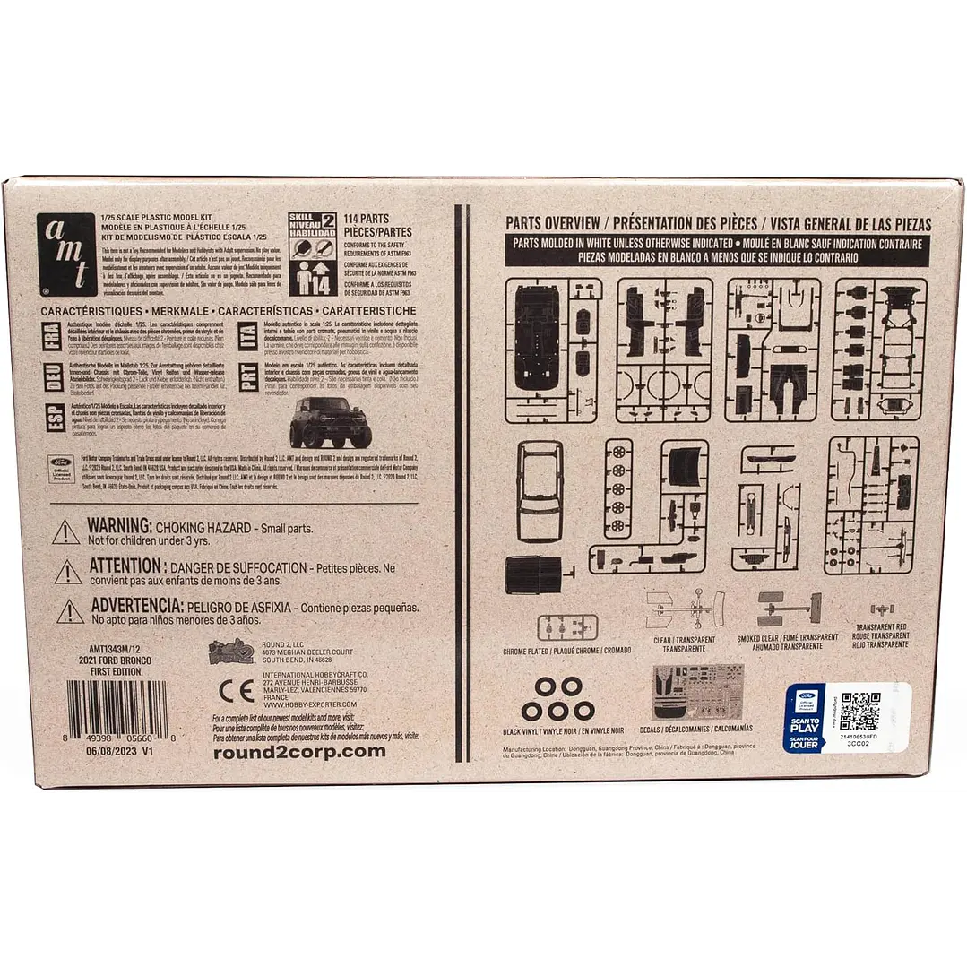 Vehículo para Armar Ford Bronco 2021 1/25 3