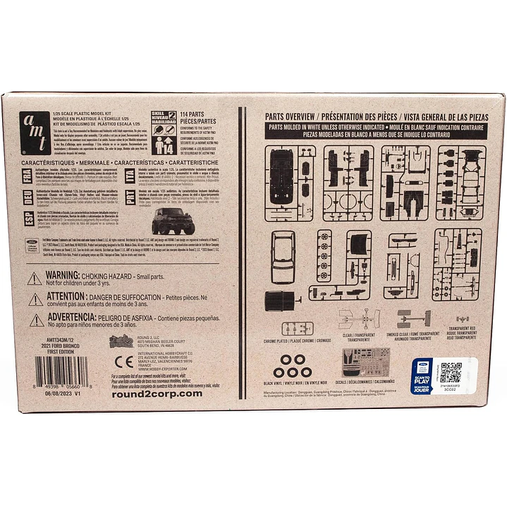 Vehículo para Armar Ford Bronco 2021 1/25 3