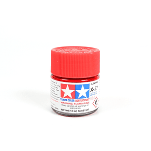  X-27 Acrylic Clear Rojo 10Ml