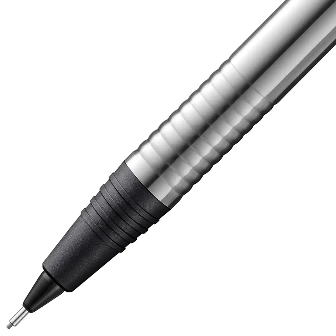  Portaminas Logo Plata Negro 3