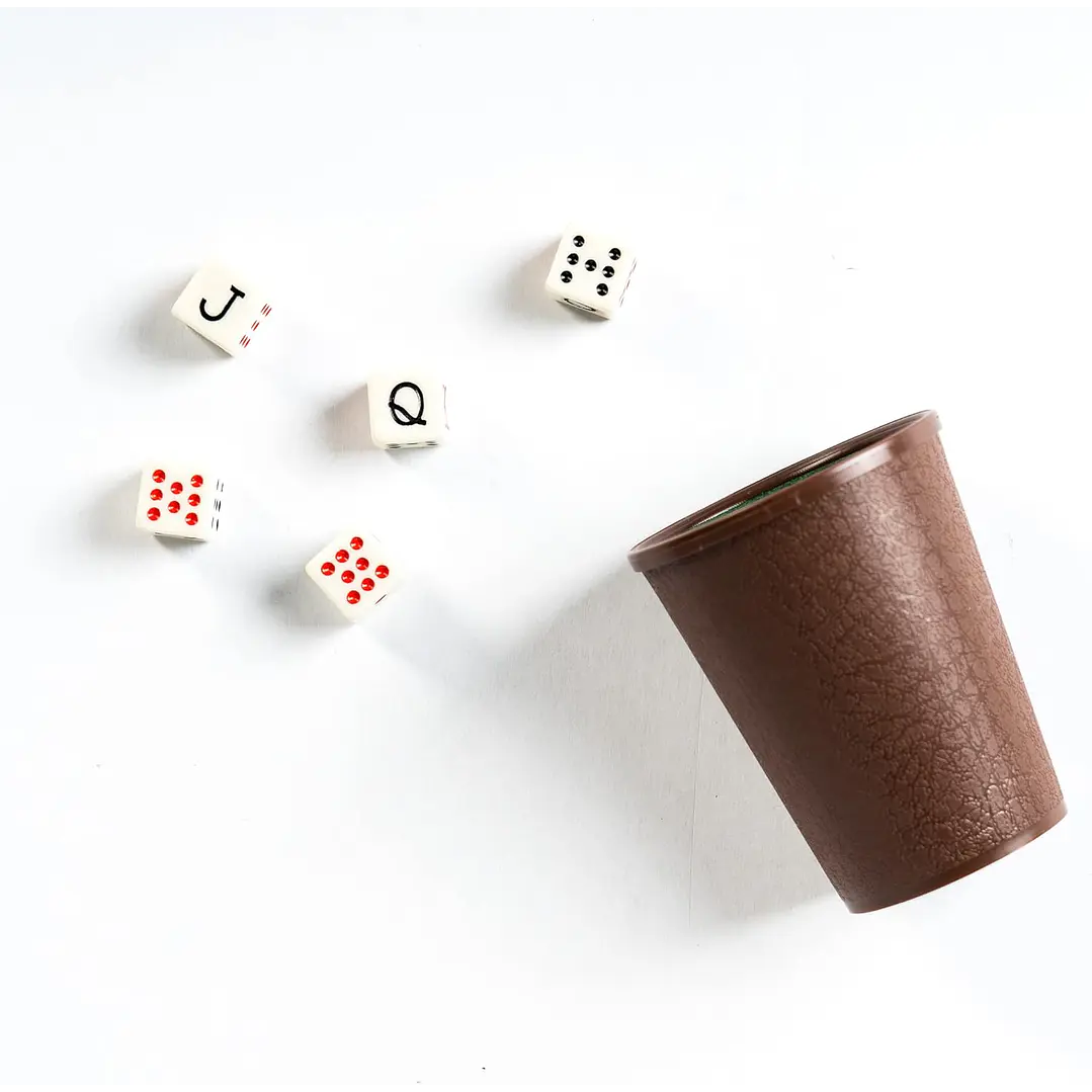  Combo Cubiteles Dados Poker 2