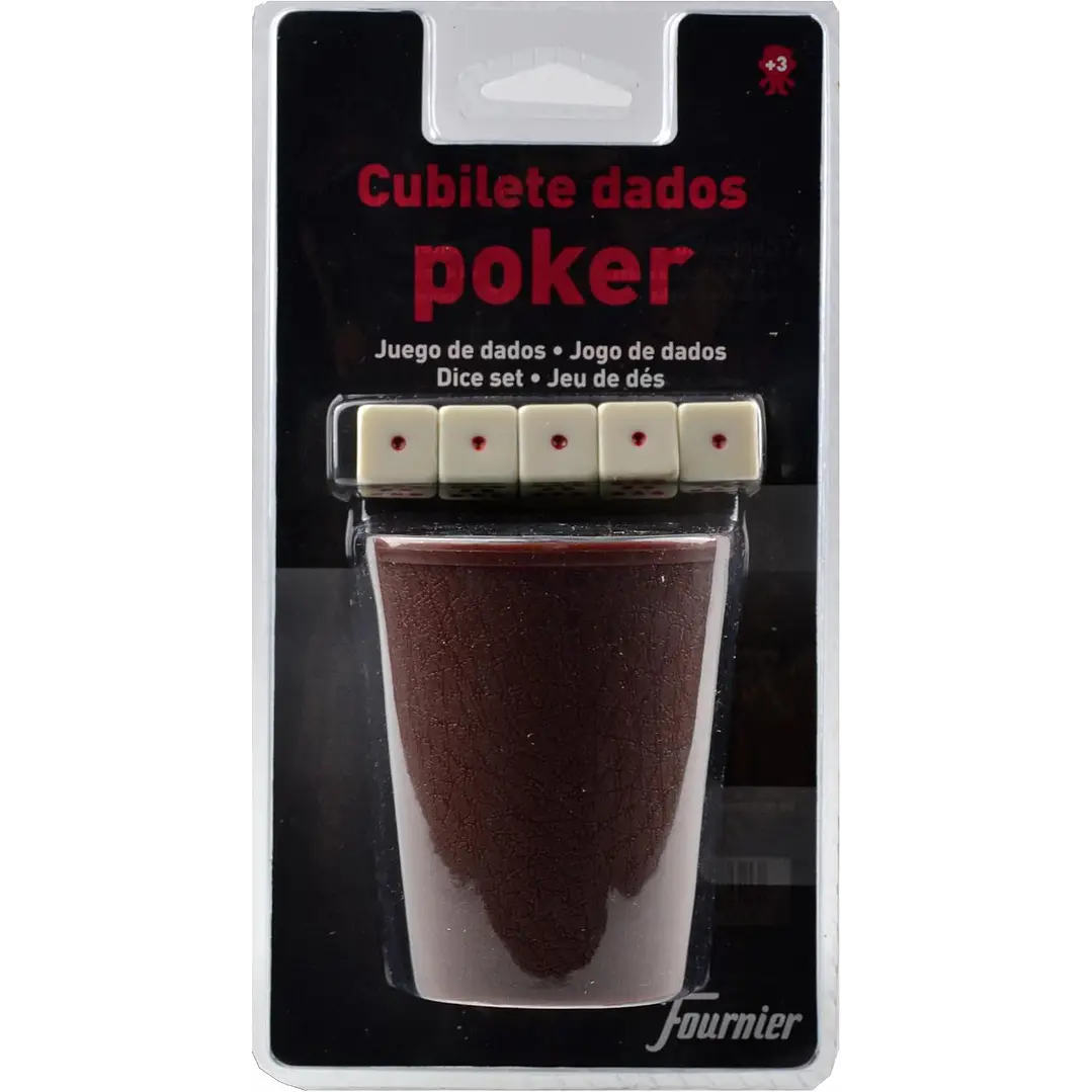  Combo Cubiteles Dados Poker 4