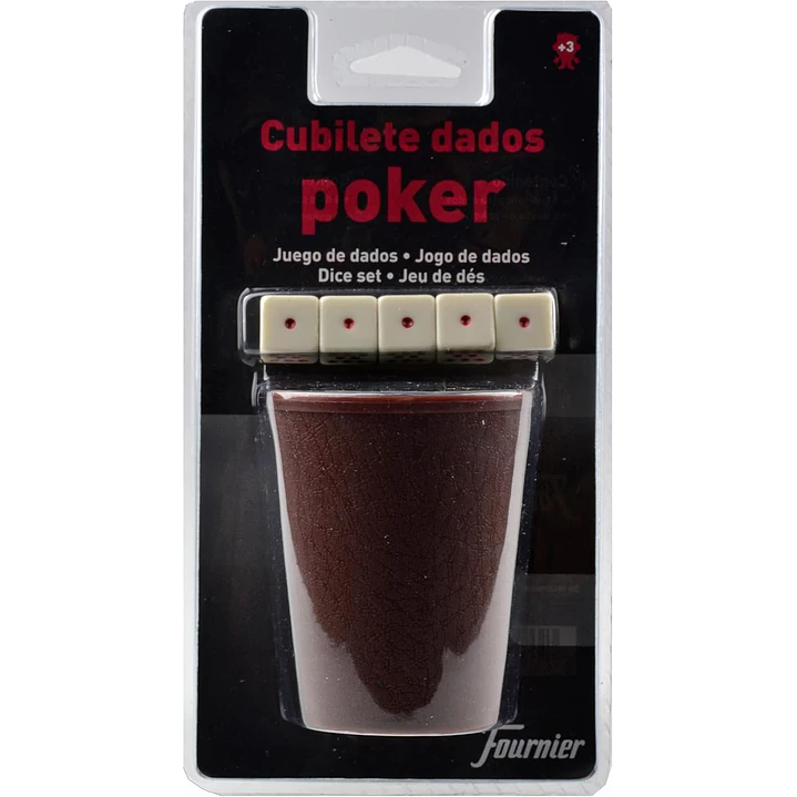  Combo Cubiteles Dados Poker 4