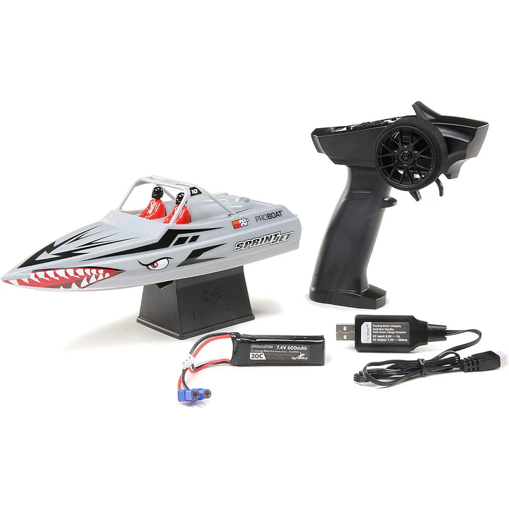 Barco Control Remoto Lancha Sprintjet 9 Rtr+Bateria A 7
