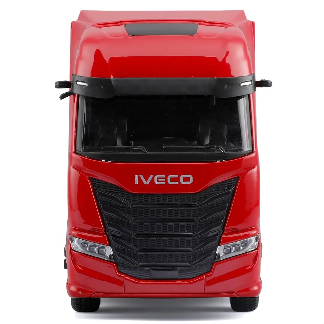  Bburago - Iveco S-Way 570 Racing con Ferrari SF-24#16 Leclerc,  Kit de diecast Escala 1:43, Furgoneta con Coche F1, Licencia Ferrari e Iveco 5