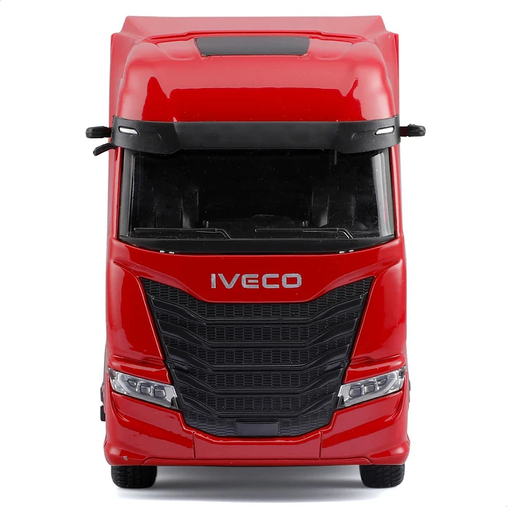  Bburago - Iveco S-Way 570 Racing con Ferrari SF-24#16 Leclerc,  Kit de diecast Escala 1:43, Furgoneta con Coche F1, Licencia Ferrari e Iveco 5