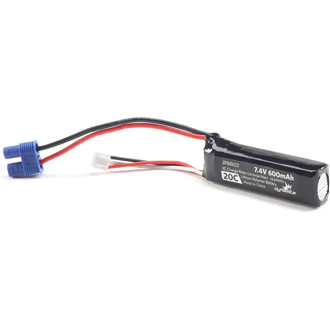  Bateria 7.4 600 Mah 2S 20 C Lipo Ec 1