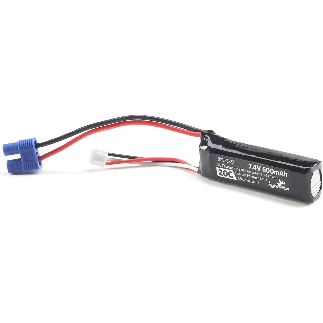  Bateria 7.4 600 Mah 2S 20 C Lipo Ec 2